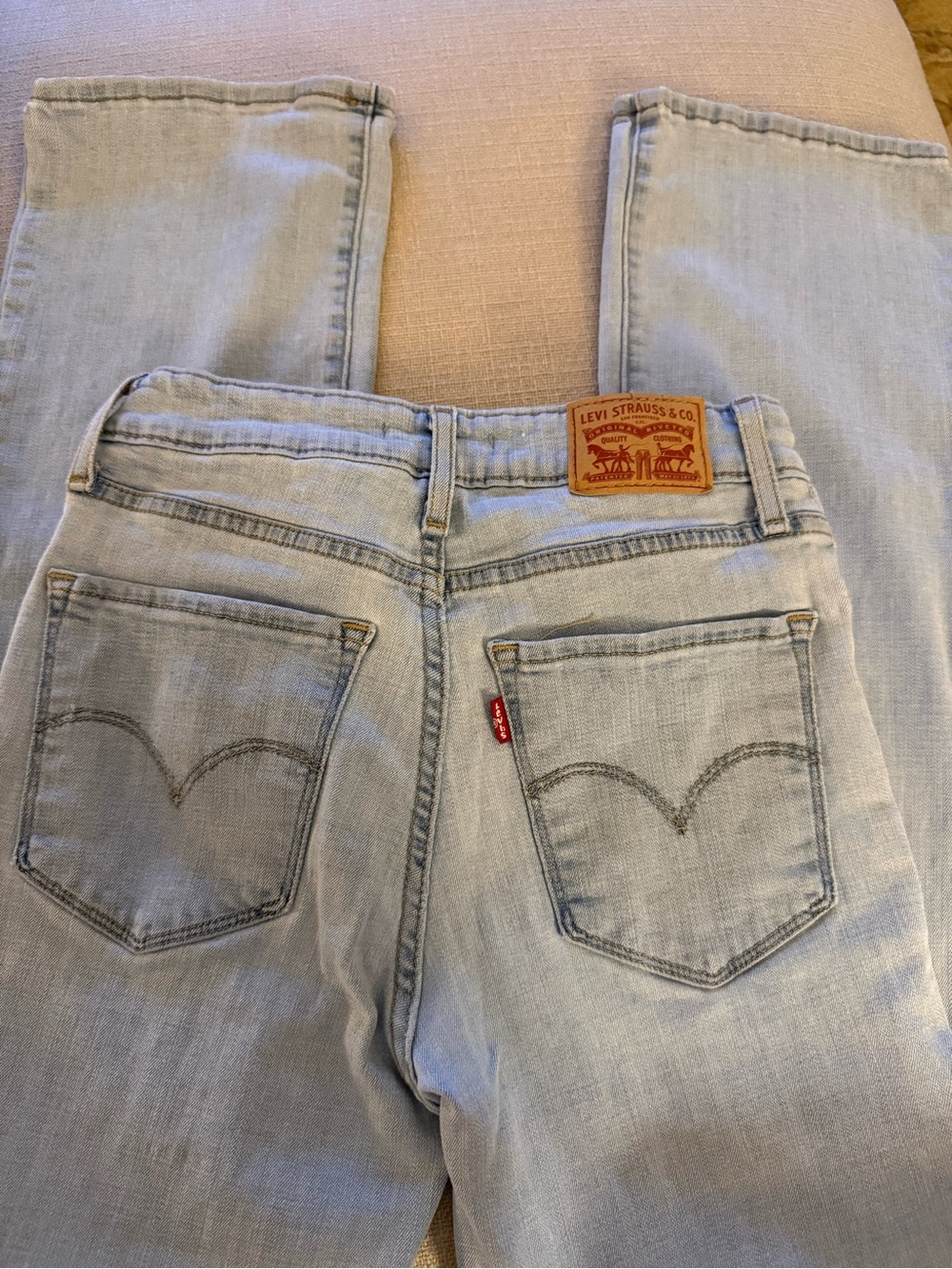 Levi's Light Blue Boot Cut Jeans - Picture 2 of 3